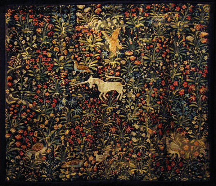 Unicorn tapestry