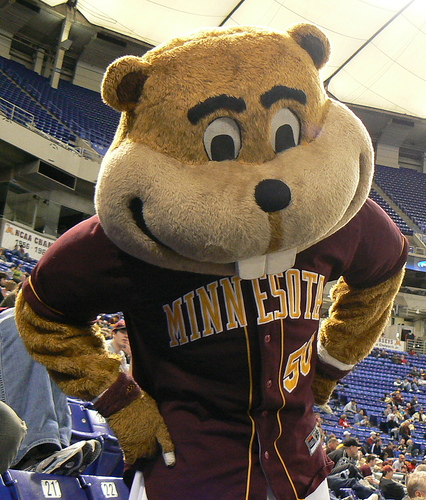 Goldy Gopher Mascot