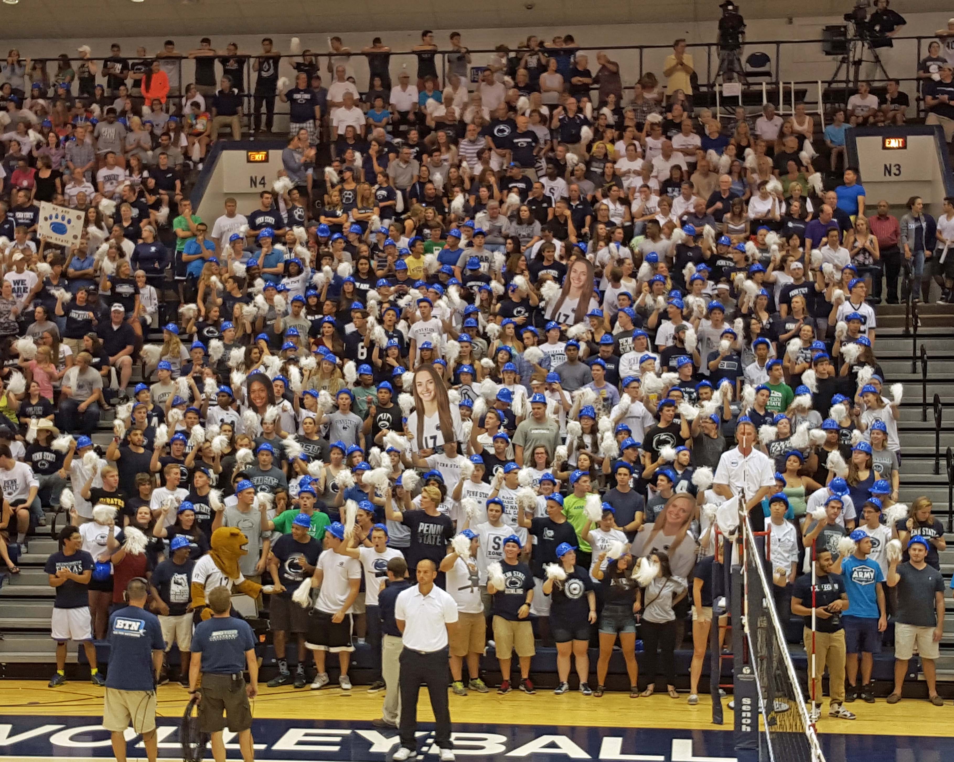 Penn State Sweeps Cardinal in Front of 6,055 Fans in Electric Rec Hall