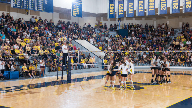 Michigan will host Penn State in Cliff Keen Arena, which started life as a swimming pool