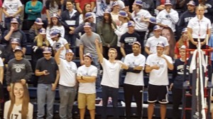 Penn State student wRECking Crew stands behind the team! 