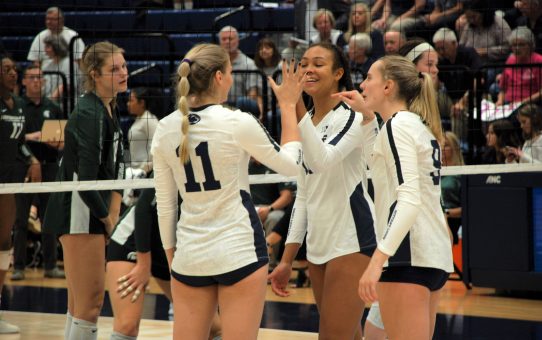 Penn State Women's Volleyball Sweeps Michigan State (with Post-Match Quotes)