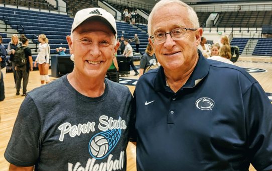 After a Warm Penn State Welcome, Volleyball Fan from Nottingham England is Rooting for the Nittany Lions