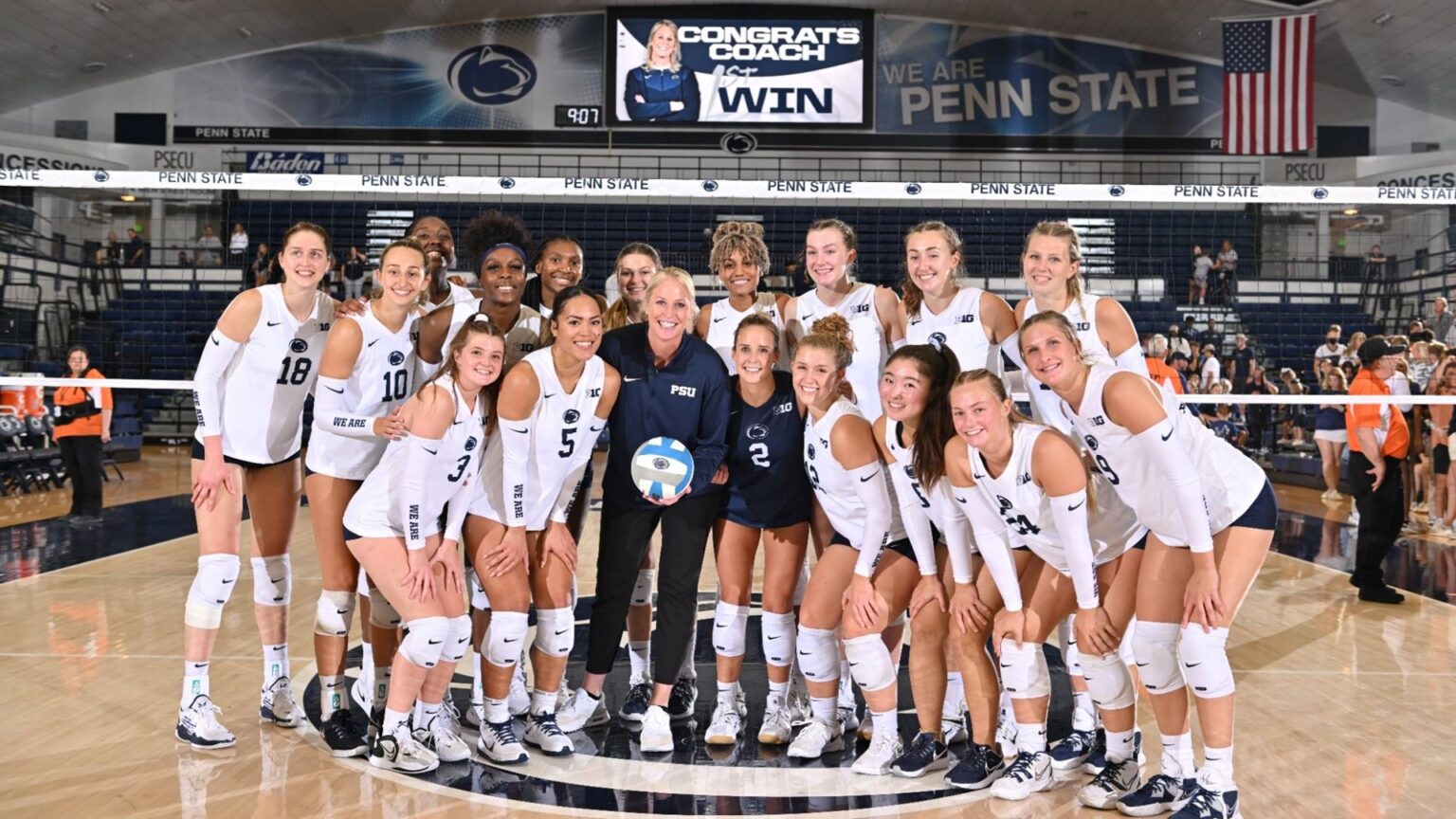 Penn State Volleyball Sweeps UConn In Season Opener