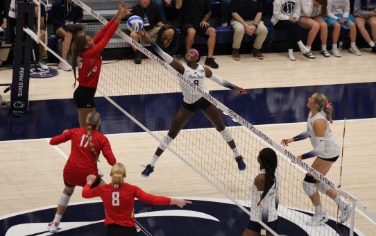 Penn State Volleyball Beats Maryland 3-1 Behind 32 Kills From Mruzik, Hannah