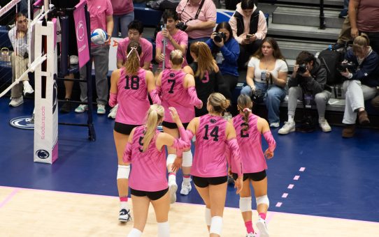 Penn State loses their second consecutive match in a sweep vs. Indiana 22-25, 15-25, 23-25.