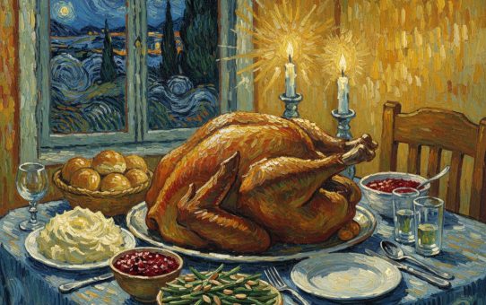 Happy Thanksgiving (Starry, Starry Turkey)