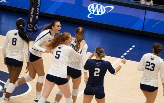Penn State rallies to beat Michigan 3-1 in Ann Arbor (23-25, 25-17, 25-13, 25-13)