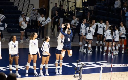 Nittany Lions tally their second ranked win of the season in a sweep over #20 Washington (25-14, 25-19, 25-23)
