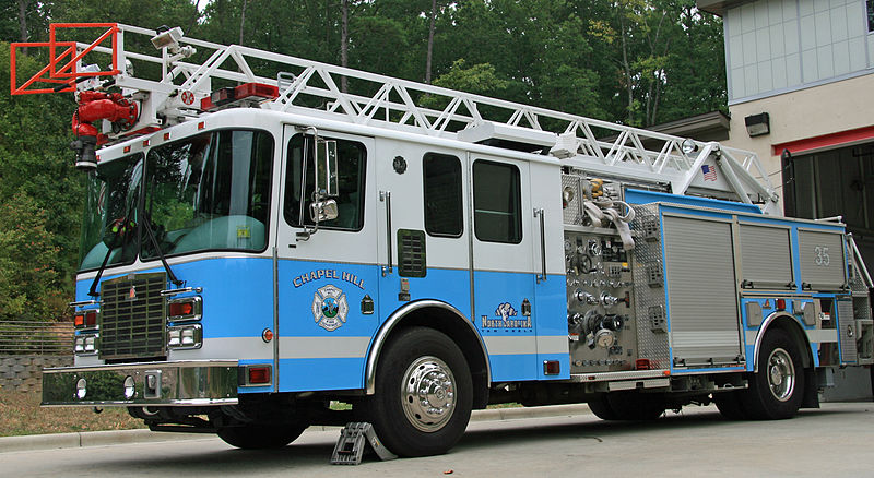 Carolina Blue Fire Truck