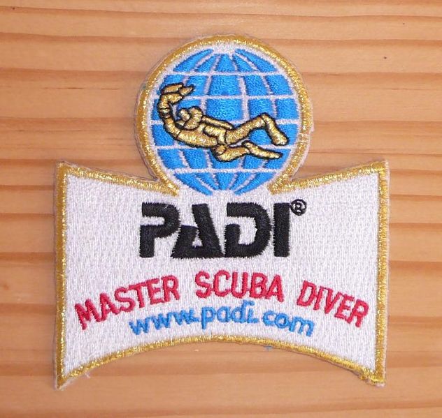 Certificate Master Scuba Diver