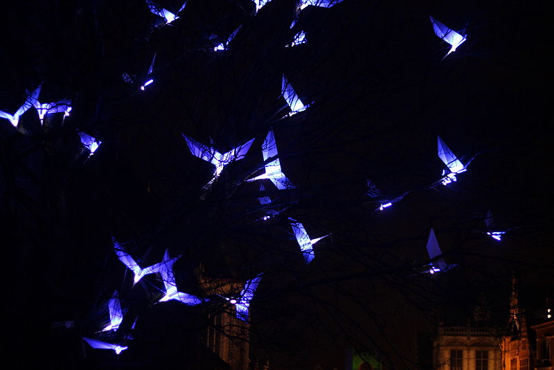 Lights Bird Shapes